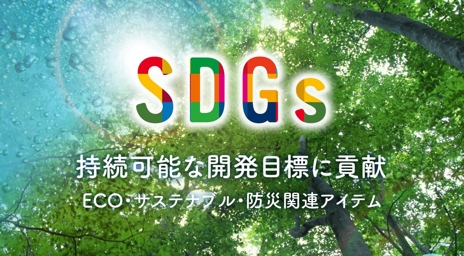 SDGs エコ・サステナブル・防災関連アイテム